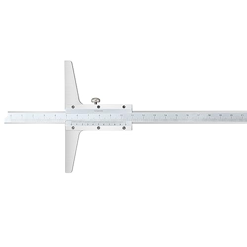 Calibrador Vernier para Profundidad 0-500mm Acero Inoxidable miniatura 5