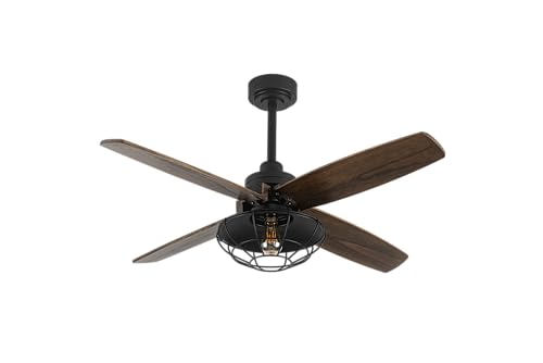 Eden pulse Ventilador DC con motor de 4 aspas, 6 velocidades, control remoto y temporizador, ideal para refrigerar espacios amplios.