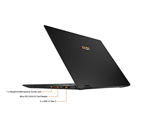 Msi Summit E16 Flip 16” Qhd+ 120Hz Touchscreen 2-In-1 Business Laptop (Intel I7-1195G7, 16Gb Ram, 1Tb Ssd, Rtx 3050) Long-Battery Life, Backlit, Killer Wifi 6E, Thunderbolt 4, Fingerprint, Win 11 Pro #TOP3
