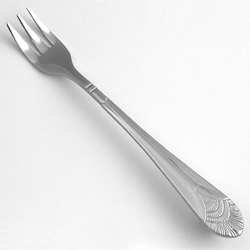 Walco Stainless 8015 Art Deco 18/10 Cocktail Fork / Case of 2 Dozen