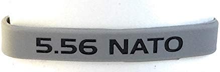 Sighthound Ballistics 5.56 NATO Magazine Caliber ID Marking Band 4 Pack (Gray-Black)