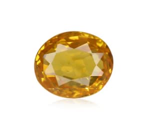 Empirical Jewels Pure Pukhraj Stone Original Certified Lab Tested Natural Oval Yellow Sapphire Gemstone Gurupriya Real Pushkraj Pushkaraj Best Quality AAA Rated Yellow Srilanka पुखराज रत्न ओरिजिनल