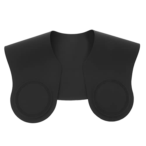Ipetboom Cape de Coiffure Silicone Collier de Coupe Protection Cou pour Salon et Usage Domestique Tapis de Coupe Facile à Nettoyer