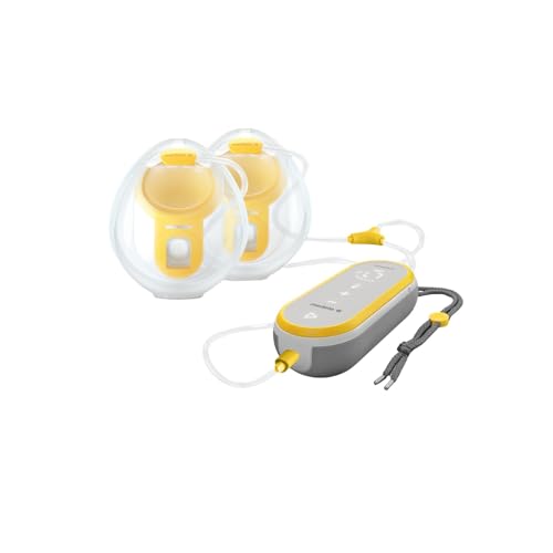 Medela Freestyle Hands-free Elektrische Doppel-Milchpumpe mit direkt im BH tragbaren Auffangschalen – Verbindbar mit der Medela Family App – Tragbares und diskretes Design