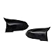 2Pcs Car Side Mirror Cover Rear View Mirror Cap for BMW 1 Series F20 F21, 2 Series F22 F23, 3 Series F30 F31, 4 Series F32 F33 F36 Glossy Black