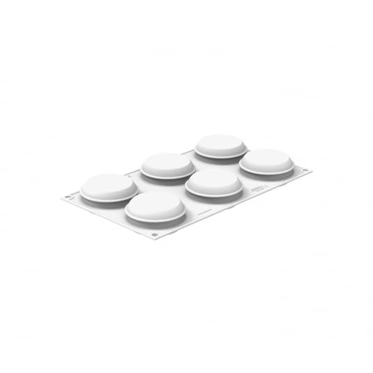 silikomart Silikonformen für Kuchen THE SLICE OF CITRUS 100 Einzelportionen 100 ml | Professionelle Mousse und Halbgefrorene Form mit Cutter für moderne Konditorei