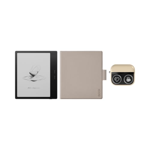 Image of BOOX Go 7 Black + Case Off-White + Tappy Yellow Bundle