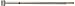EasyBraid EBM8LB125 M Series Replacement Soldering Long Blade Tip, 10.41mm Tip Width, 9.00mm Tip Length, Red