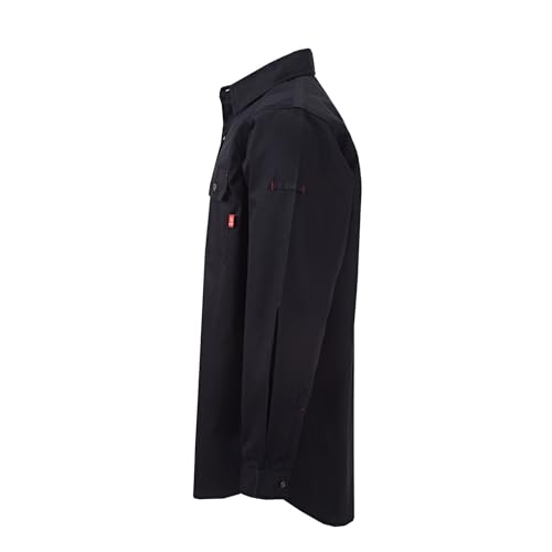Image of Ousafeve FR Shirts for Men Hi Vis 6.5oz Flame Resistant Welding Shirts