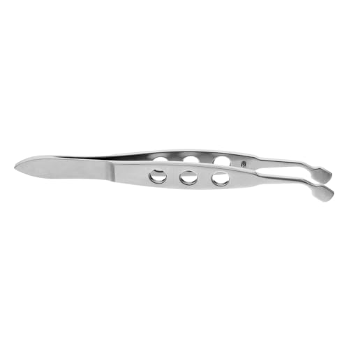 DECORNIJIA Pinzas para Párpados de Metal Duraderas Exprimidor de Glándulas de Meibomio para Mujeres Herramienta Portátil para Aliviar Obstrucciones y Mejorar Ocular