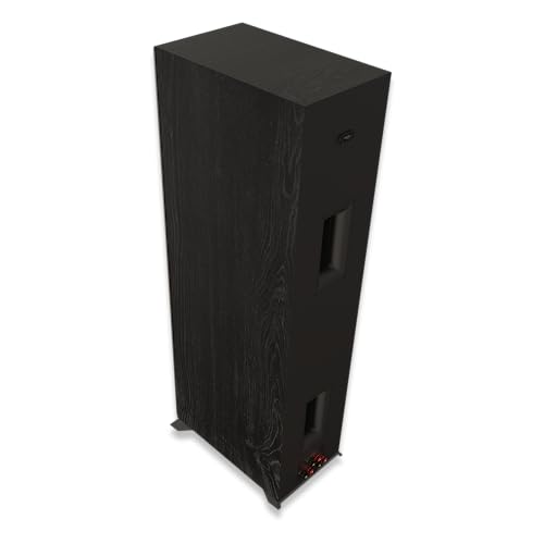 Image of Klipsch Reference Premiere RP-8000F II 2.0 Dual Floorstanding Speaker Pair with Larger 90 x 90 Hybrid Tractrix Horn, 8 inch Cerametallic Woofers for Premium Home Theater Sound in Ebony