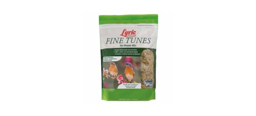 Lyric Fine Tunes Wild Bird Seed - No Waste Bird Food Mix - Attracts Bluebirds, Finches, Chickadees & More - 5 lb bag