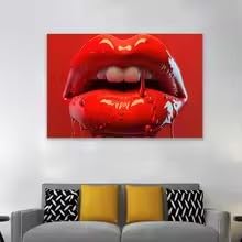 Impression d'art de fille sexy pour sublimer la décoration murale d'un salon tendance