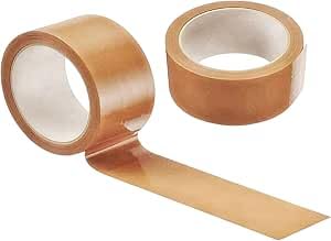 Clear Brown Parcel Tape Strong Packing Carton Sealing Moving Packaging Shipping Industrial Tape -UAE يسجل يلصق شريط لاصق شريط