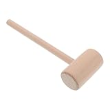 Attrait esthétique : la finition en bois naturel lui confère un aspect attrayant, ce qui en fait un bel ajout à votre collection d’outils. maillet en bois, marteau en bois