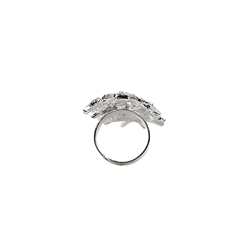 Image of SOHI Cocktail Ring for Women & Girls, Chunky Ring, Finger Ring, adjustable ring, Ladies Ring, Gold Plated Ring, aesthetic jewellery, hand ring for women