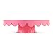 Cakewalk 6169 Stainless Steel Metal Cake Stand, Cupcake Holder, Home Decor, and Kitchen Accessory, Pink, Set of 1