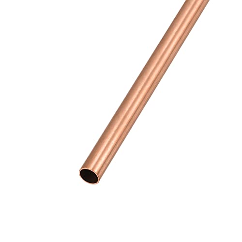 METALLIXITY Cobre Tubo (8mm OD x 0,5mm Pared T x 300mm L), Recto Tubos - para Hogar Muebles, Maquinaria, Bricolaje Artesanía
