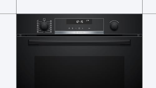 BOSCH - Horno Multifunción Pirolítico, 60 cm, Display LCD con mandos ocultables, Home Connect, Recetas pre-programadas, ClipRails, Serie 6, HBG5780B6 - imagen 5