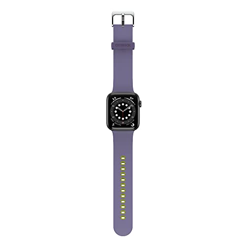 Otterbox Correa de Reloj Apple Watch 44/45/46mm, Correa de Silicona de Tacto Suave y Resistente al Desgaste para Apple Watch, Morado/Verde