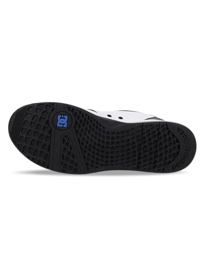 DC Shoes Men's Versatile Skate Sneaker White/Black/Blue4