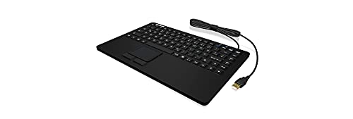 Clavier USB QWERTZ KeySonic format mini avec câble intégré pour intégration - 4