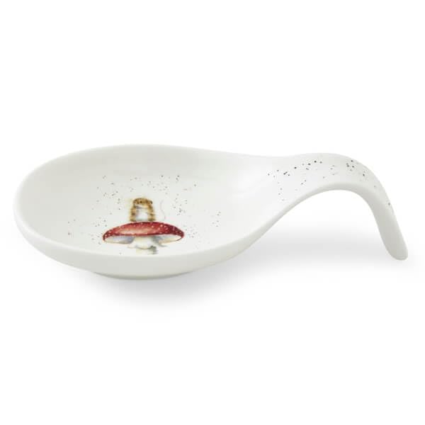 Repose-cuillère Wrendale Designs Royal Worcester cadeau céramique blanc