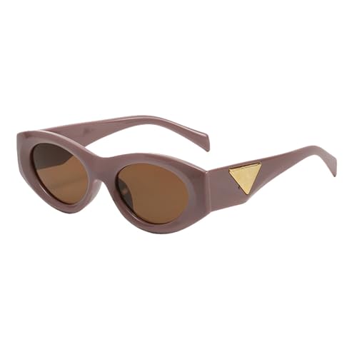 Lunettes de soleil de luxe œil de chat monture ovale