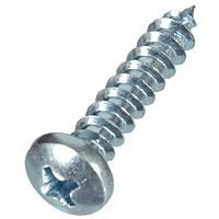 Hillman 14 in. x 1 in. L Phillips Pan Head Zinc-Plated Steel Sheet Metal Screws 100 1 pk