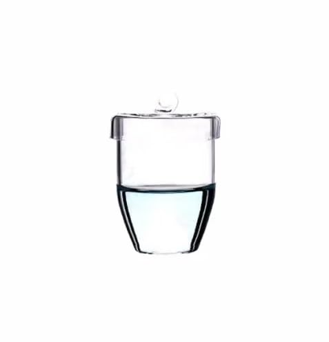 Crogiolo al quarzo ad elevata purezza - 25ML, 30ML, 50ML, 100ML, 150ML - Crogiolo in vetro resistente agli acidi e agli alcali con coperchio(25ml)