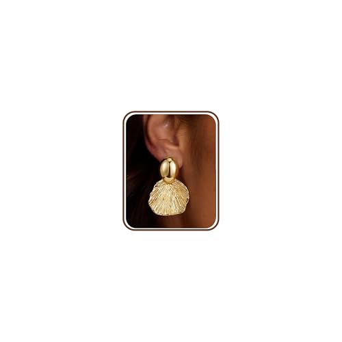 YADOCA Boucles d'Oreilles Femme Argent 925 Boucles d'Oreilles Pendantes Plaqué Or 14K Boucle...