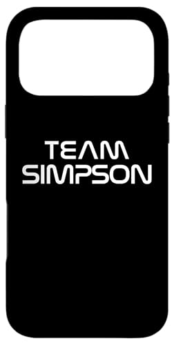 Simpson Family Name Show Support Be On Team Simpson �X�}�z�P�[�X iPhone 17 Pro Max �p