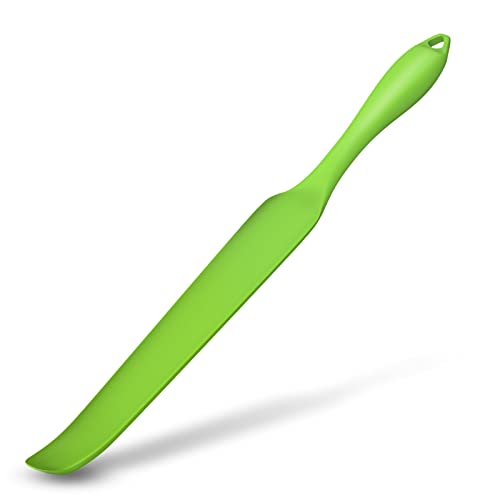 Silicone Blender Spatula for Vitamix Blade Scraper - Easy to Reach Under Blender Blades and Edges, Silicone Rubber Grip with Hanging Holes Reusable (Green)