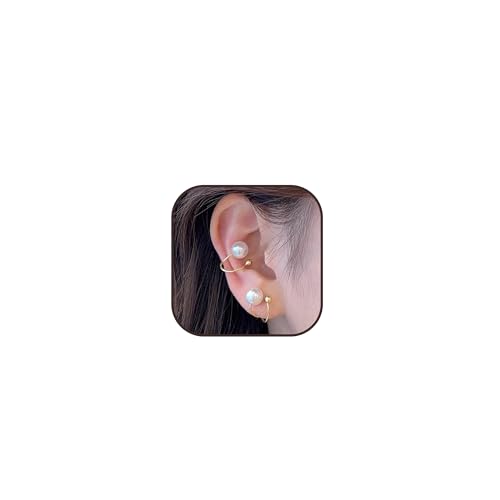Image of Ear Cuffs Non Piercing 14K Gold Plated Ear Cuff Earrings for Women Trendy Clip on Cartilage Earring Stacks Non Pierced Adjustable Fake Earrings Set Jewelry Christmas Gift 2026 Stocking Stuffers
