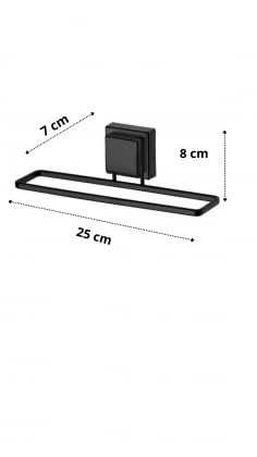 kit lavabo banheiro preto fosco ventosa 03 peças Future rosto papel cabide 8053PT 8052PT 8055PT