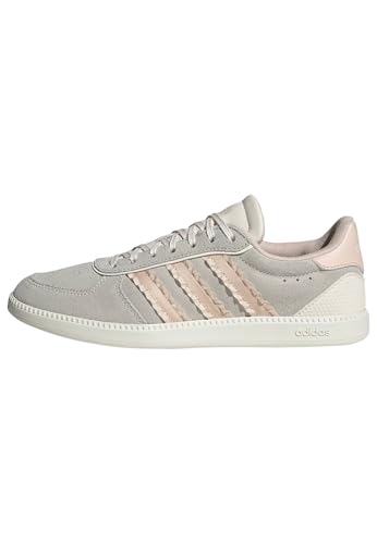 Adidas Femme BREAKNET Sleek Shoes, Chalk White/Blush Pink/Off White, 39 1/3 EU