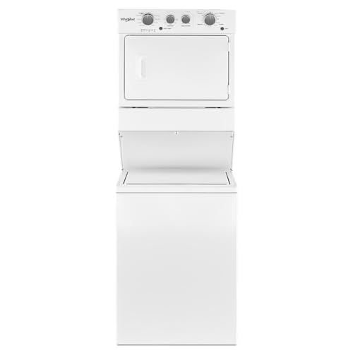 Whirlpool 3.5 Cu. Ft. White Electric Stacked Laundry Center'