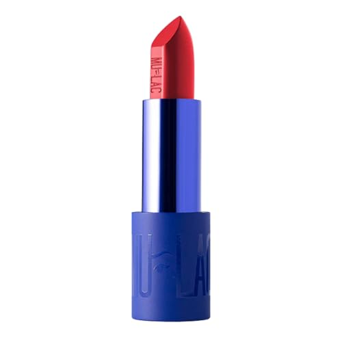 Mulac Cosmetics CREAMLUST NERD RED 08 Rossetto Cremoso Rosso Fuoco Acceso Creamlastic Vegan