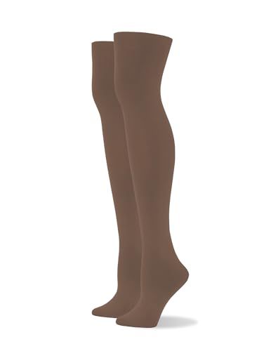 Image of no nonsense Women's Yoga Waistband Blackout Tights 2 Pair Pack