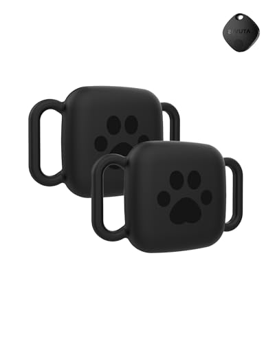 Lot de 2 coques de protection en silicone pour étiquettes ATUVOS - Porte-clés en silicone durable et élégant, étanche, anti-chute, pour localisation...