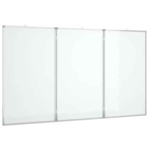 vidaXL Tableau blanc magnétique pliable 150x100x1,7 cm aluminium, tableau blanc pliable, tableau blanc pliable effaçable à sec, tableau blanc magnétique...