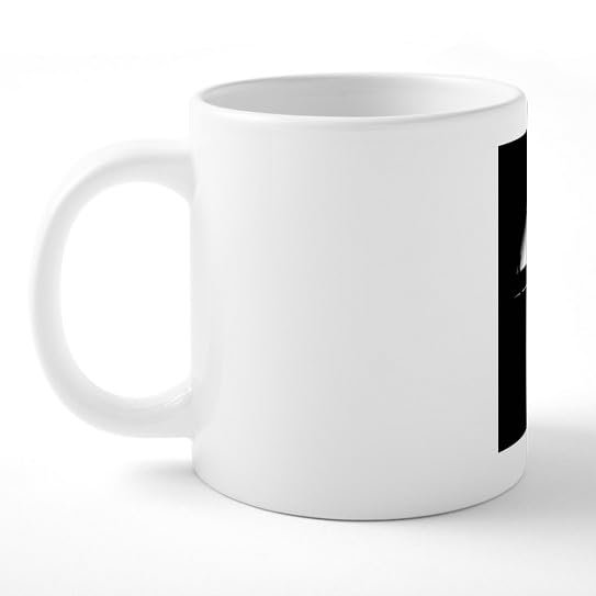 Taza mega rock banda 20 oz cerámica blanca miniatura 5