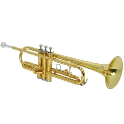 Rossetti Student Lacquer Gold Bb Trumpet, ROS1142