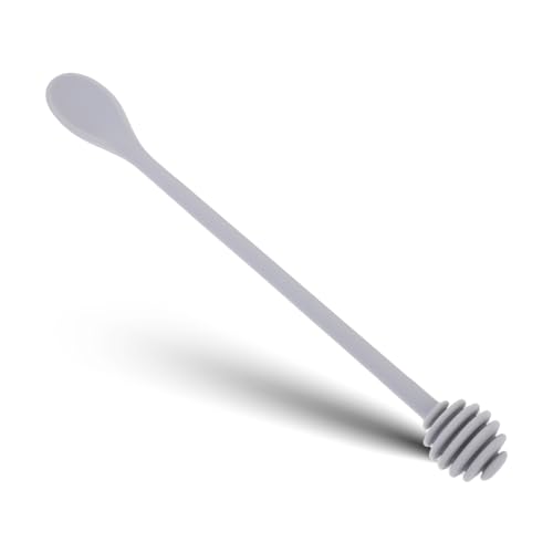 Cabilock Spoon with Long Handle Versatile Honey Mixing Tool for Kitchen for Syrups and Unctuous Foods and Home Use Random Color Random Color