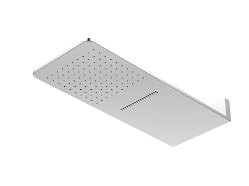 Steinberg Wall Rain Kopfbrause, direkte Wandanschluss, Easy-Clean, Schwallfunktion, 600x250mm, 3905662, Farbe: Chrome