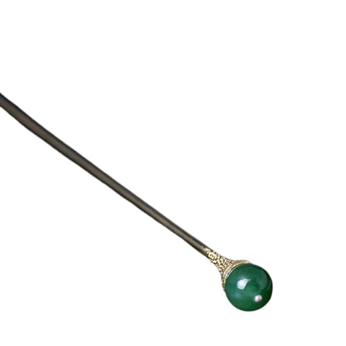 Bâton à cheveux en jade de Hetian pour sublimer vos chignons de cérémonie ou du quotidien