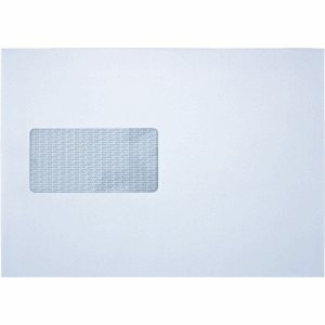 Enveloppes C5 blanches BONG lot de 250 pochettes de bureau format A5 plié Topstar