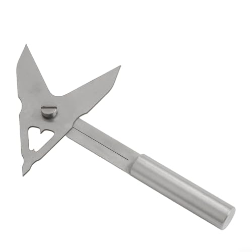 Fauhapyway Fraiseuse professionnelle - Outil de recherche de centre en acier inoxydable 304 - Dispositif de centrage pour tuyau - Barre ronde - 10 à 120 mm - Perçage de tour en métal (niveau)