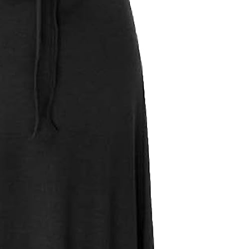 Generic Women's Stylish Comfy Fold-Over Flare Maxi Skirt Beach Long Maxi Skirt Ruched Split High Waist Bodycon Skirt4