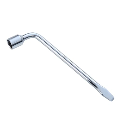 Wdfnexalai Llave ajustable y duradera para todas las necesidades de herramientas de mano, llave de vaso de grado profesional, llave de vaso de coche, llave de rueda de coche, destornillador, plata, 24
